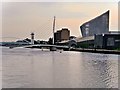 SJ8097 : Manchester Ship Canal, MediaCityUK and Salford Quays by David Dixon