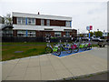 NS5964 : Nextbike Glasgow cycle hire point: City of Glasgow College (Riverside Campus) by Thomas Nugent