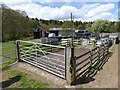 NY9252 : Animal pen, Burntshield Haugh Farm by Oliver Dixon