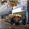 ST3188 : Fruit and vegetable stall, Commercial Street, Newport by Robin Drayton