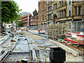 SJ8398 : Metrolink Second City Crossing Work, Princess Street/Albert Square (June 2016) by David Dixon