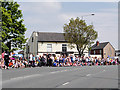 SD7807 : Carnival Crowds Outside the Royal Oak by David Dixon