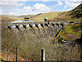 SN8968 : Elan Valley, Craig Goch Dam and Valve Tower by David Dixon