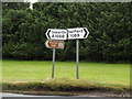 TL8979 : Roadsigns on the A1088 The Street by Geographer