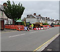 ST1680 : June 2016 roadworks, Caerphilly Road, Cardiff by Jaggery