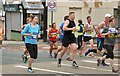 SJ9594 : Hyde 7 Road Race: Runners on Market Street by Gerald England