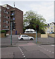 SZ0791 : Cambridge Road pelican crossing, Bournemouth by Jaggery