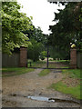 TL9283 : Entrance to Brettenham Manor by Geographer