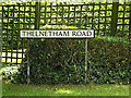 TM0179 : Thelnetham Road sign by Geographer