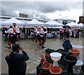 SJ9494 : Morris dancing in Hyde by Gerald England