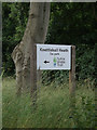 TL9580 : Knettishall Heath sign on Knettishall Road by Geographer