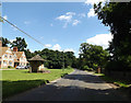 TL8984 : Kilverstone Road and  Kilverstone War Memorial by Geographer