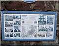 SO5012 : Monmouth Heritage Blue Plaque Trail information board by Jaggery