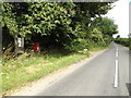 TM0479 : B1113 Redgrave Road & Chequers Lane Postbox by Geographer