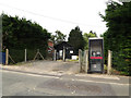 TM0081 : Garboldisham Telephone Exchange & Telephone Box by Geographer