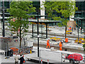 SJ8397 : Construction of New Tram Stop at St Peter's Square (August 2016) by David Dixon