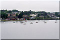 NO4531 : Firth of Tay, Small Boats Anchored at West Ferry by David Dixon