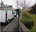 SS8377 : Litter bin, Newton Nottage Road, Porthcawl by Jaggery