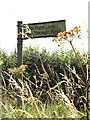 TM0474 : Roadsign on Kiln Farm Lane by Geographer