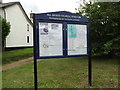 TL9673 : All Saints Church Notice Board by Geographer