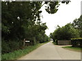 TL9671 : Entrance to Wyken Hall Farm by Geographer