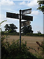 TL9670 : Roadsign on the C645 Walsham Road by Geographer