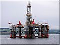 NH7568 : Offshore Rig Ocean Nomad in Cromarty Firth by David Dixon