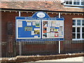 TM1292 : Bunwell Primary School Notice Board by Geographer