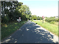 TM1484 : Entering Gissing on Burston Road by Geographer