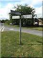 TL9175 : Roadsign on Bardwell Road by Geographer