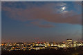 TQ2980 : Moonlight over London as seen from New Zealand House by Christine Matthews