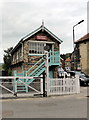 NZ8205 : Grosmont Crossing Signal Box by PAUL FARMER