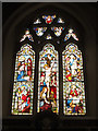 SE1746 : St Mary the Blessed Virgin, east window by Stephen Craven