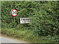 TL9267 : Pakenham Village Name sign on Ixworth Road by Geographer