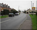 SO8005 : Warning signs - humps for 250 yards, Gloucester Road, Stonehouse by Jaggery