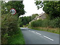 SE0989 : Houses on the north side of Low Lane, Wensley by Christine Johnstone