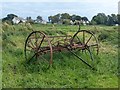 ST4286 : Hay rake, Magor Marsh by Robin Drayton