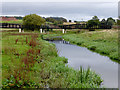 SJ9422 : The River Penk east of Stafford by Roger  D Kidd