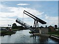 SE6912 : Wykewell lift bridge, opening for a boat by Christine Johnstone