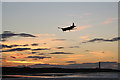 NJ2170 : A maritime patrol aircraft returning to RAF Lossiemouth by Walter Baxter