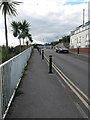 SZ1191 : Boscombe: this pavement is part of footpath F08 by Chris Downer