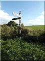 TM1491 : Signpost & Low Road sign on Low Road by Geographer