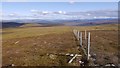 NH8019 : Fence, Carn Coire na Caorach by Richard Webb