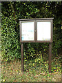 TM1787 : Tivetshall St.Margaret  Village Notice Board by Geographer