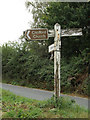 TL9222 : Signpost on Church Road by Geographer