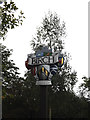 TL9419 : Birch Village sign by Geographer