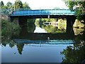 SJ6566 : The northern of Winsford's two bridges over the Weaver by Christine Johnstone