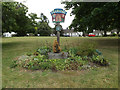 TL8720 : Feering Village sign on The Green by Geographer