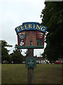 TL8720 : Feering Village sign on The Green by Geographer