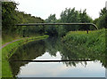 SO8595 : Pipe bridge across the Staffordshire and Worcestershire Canal by Mat Fascione